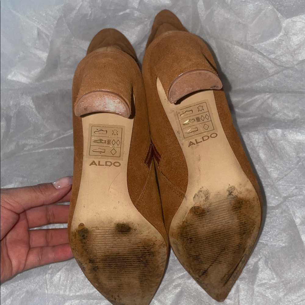 Aldo tan boots sz.6.5 - Picture 4 of 5